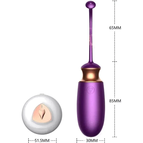 Виброяйцо с подогревом и пультом ДУ - Vibrating Silicone Love EGG, 6300001: Тип и форма Виброяйцо
