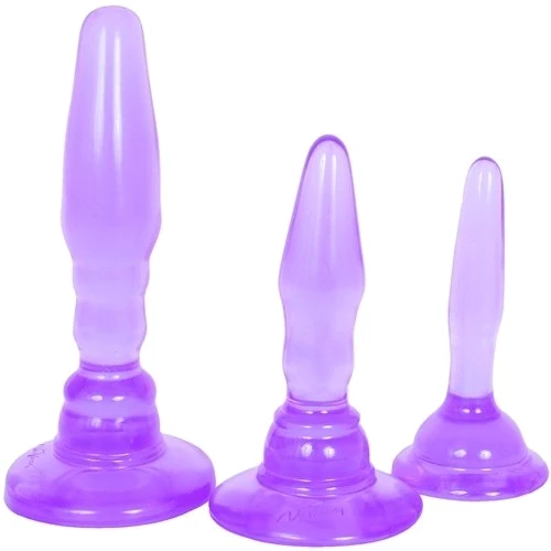 Набір анальних пробок Doc Johnson Williams Anal Trainer Kit, пурпурний: Тип Анальні пробки
