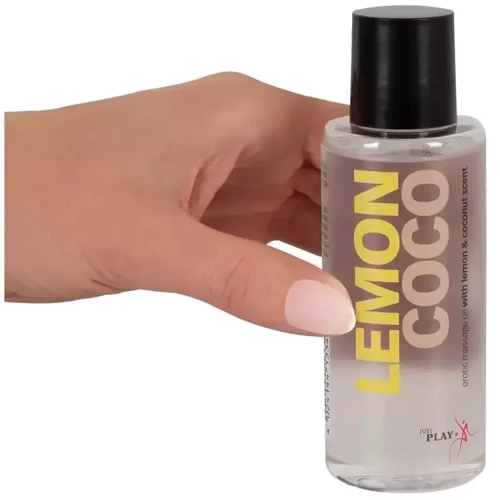 Масажна олія Just Play Lemon Coco, 100 ml: Особливості С ароматом