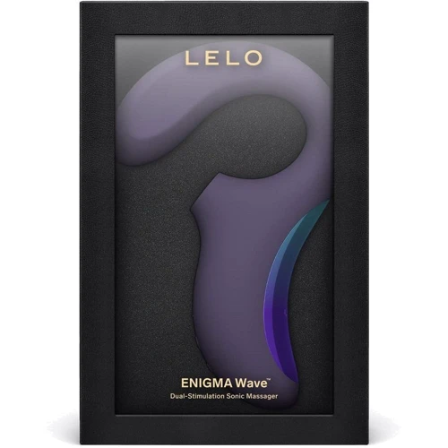Кліторально-вагінальний звуковий стимулятор LELO Enigma WAVE Cyber Purple: Довжина, см 18.2