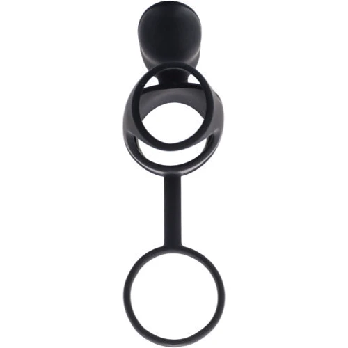 Насадка на пенис с вибрацией Toyfa Black&Red Vibrating Cage Black: Назначение Для утолщения