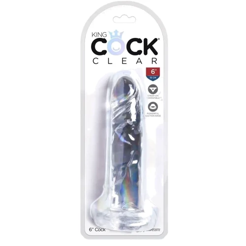 Фаллоимитатор Pipedream King Cock 6" Clear: Назначение Вагинальные
