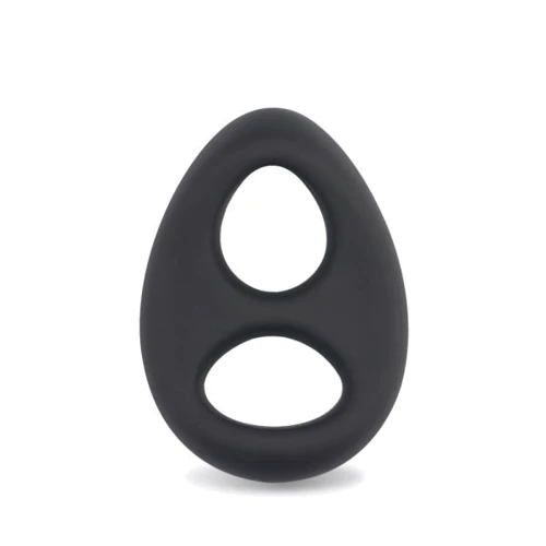 Двойное эрекционное кольцо LoveToy X-Basic, Black