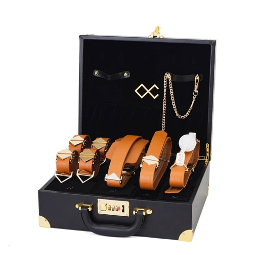 БДСМ-набор LOCKINK Moonlight Treasure Chest - Brown Set
