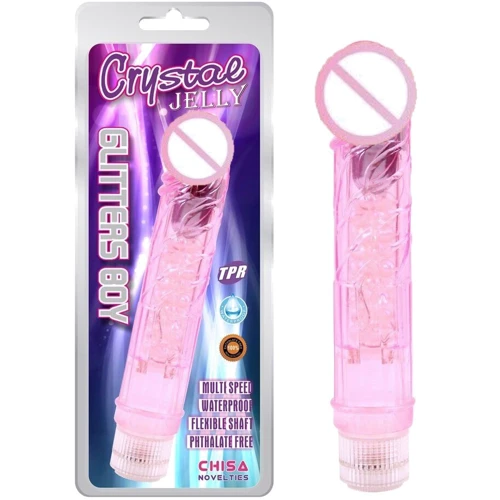 Вибратор Seduction Glitters Boy - PINK, 291691