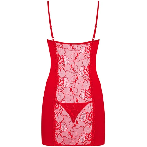 Еротична сорочка Obsessive Heartina chemise, XXL фото 3