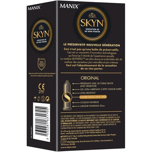 Презервативи SKYN Original 3 шт: Кількість в упаковці 3
