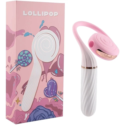 Пульсатор із вакуумною стимуляцією Otouch LOLLIPOP Pink: Тип і форма Двусторонние