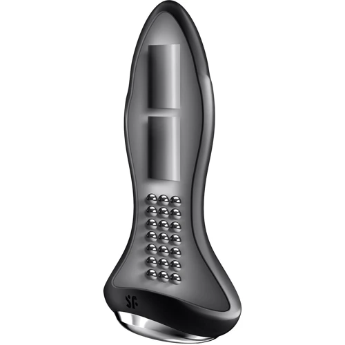 Анальная смарт вибропробка с жемчужным массажем Satisfyer Rotator Plug 1+ Black: Тип Анальные пробки