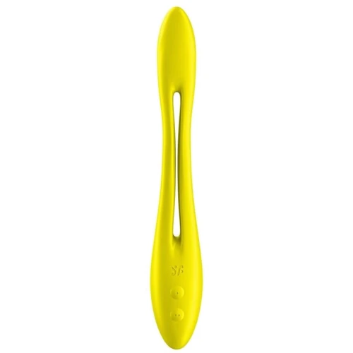 Універсальний гнучкий вібратор для пар Satisfyer Elastic Game Yellow: Тип і форма Двусторонние