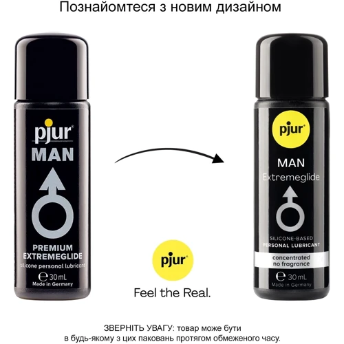 Густая силиконовая смазка pjur MAN Premium Extremeglide 30 мл с длительным эффектом, экономная: Для кого Для мужчин