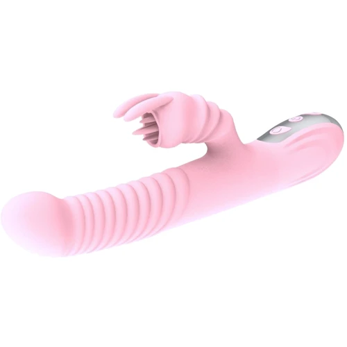 Вибратор с ротацией и толчками BOSS G Spot Thrusting Vibrator Elisa Pink: Назначение Для точки ДЖИ