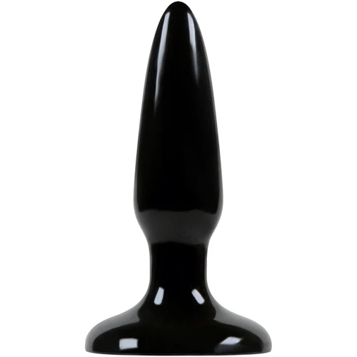 Анальная пробка Pleasure Plug Mini, 8.5x2.2 см, черный: Тип Анальные пробки