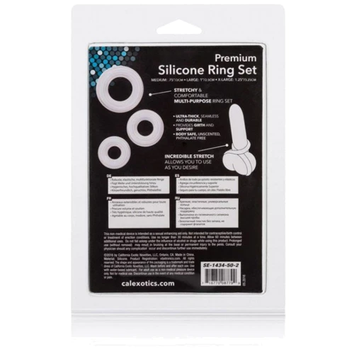 Набор эрекционных колец Premium Silicone Ring Set: Для кого Для мужчин
