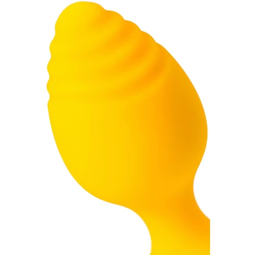 Анальна пробка ToDo Anal Plug Riffle (жовта): Матеріал Силикон