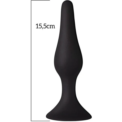 Анальная пробка на присоске MAI Attraction Toys №35 Black: Для кого Унисекс