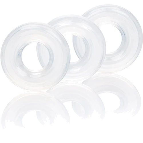 California Exotic Novelties 3 Stacker Rings набор эрекционных колец: Цвет прозрачный