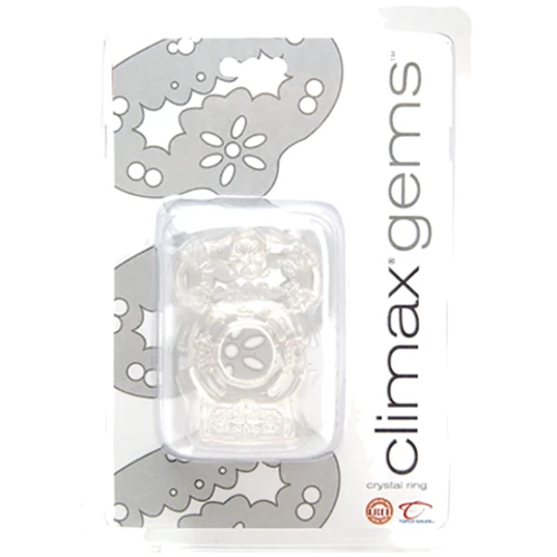 Ерекційне кільце з вібрацією Climax Gems Crystal Ring: Виробник Topco Sales