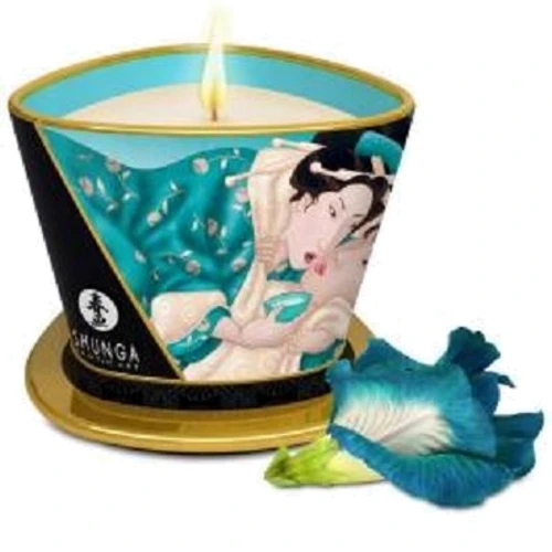 Масажна свічка Shunga MASSAGE CANDLE - Island Blossoms (170 мл): Тип Свічка