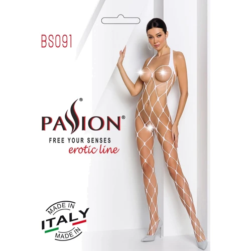 Бодистокинг Passion BS091 white: Декор Без декора