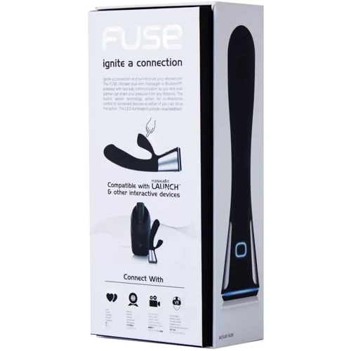 Інтерактивний вібратор Ohmibod Fuse for Kiiroo Black: Тип і форма Кролики, Смарт-вібратор