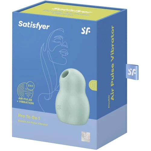 Вакуумный стимулятор Satisfyer Pro To Go 1 Mint: Тип и форма Вибромассажер