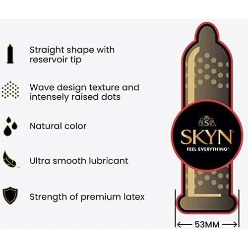 Презервативи SKYN Intense Feel 36 шт: Тип Без латекса
