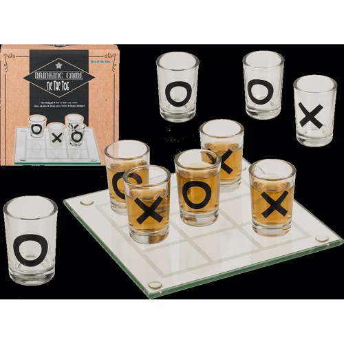 Набір склянок Drinking Game Tic Tac Toe, 9 шт.: Виробник OOTB