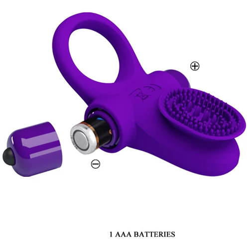 Віброкільце LYBAILE Pretty Love Vibrant Penis Ring II Purple: Виробник LYBAILE