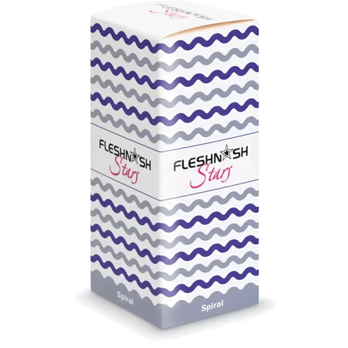 Мастурбатор с эффектом отсоса Fleshnash Spiral Touch (белый), 15х6.7см: Материал Пластик, Силикон