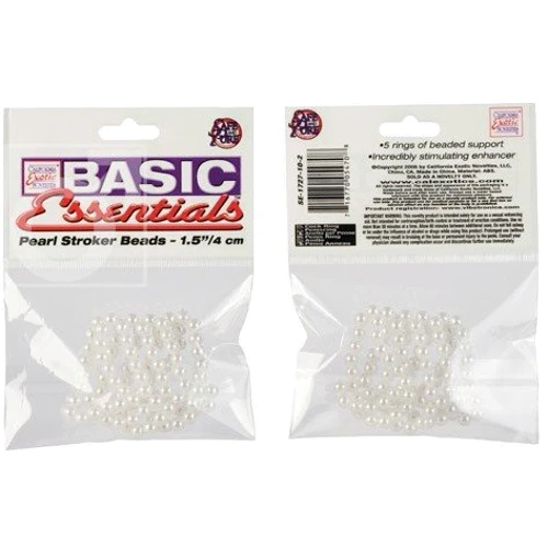 Насадка Basic Essentials Pearl Stroker Beads, маленькая: Для кого Для мужчин