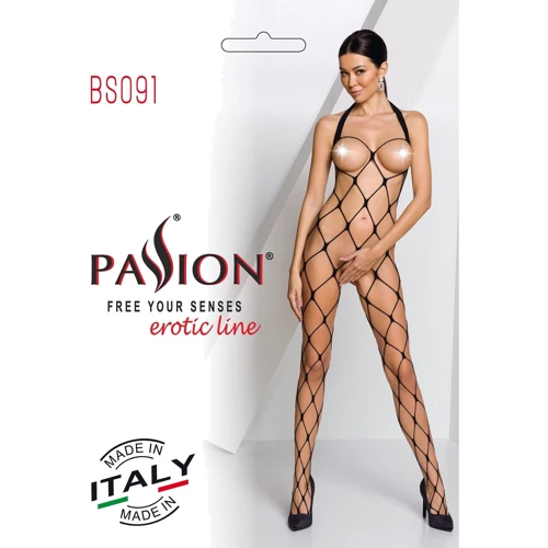 Бодістокінг Passion BS091 black: Вид Бодистокинг