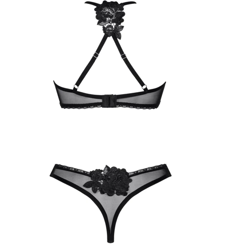 Комплект Obsessive Latinesa 2-pcs set Black, XS/S: Матеріал Полиамид