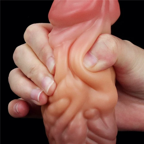 Фаллоимитатор LoveToy Dual-Layered Silicone Nature Cock 7" Brown: Тип Нереалистичные
