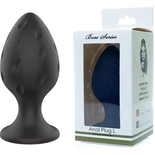 Анальная силиконовая пробка Boss Series - Silicone Anal Plug L (BS7800021): Наличие вибрации Нет
