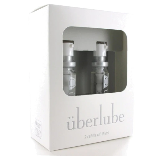 Преміум лубрикант 3-в-1 на силіконовій основі Uberlube Good-to-Go Refills (2 шт по 15 мл)