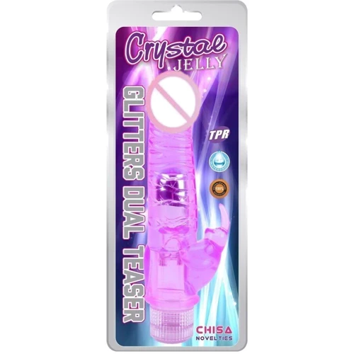 Вибратор CHISA Glitters Dual Teaser - Purple, 291687: Для кого Для женщин