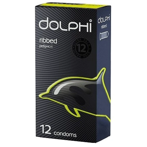 Презервативы DOLPHI Ребристые 12 шт