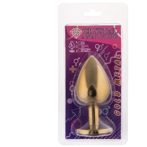 Анальна пробка, Gold Ruby, M: Для кого унісекс