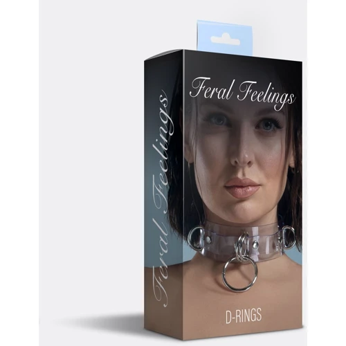 Ошейник для фиксации Feral Feelings - D-Rings Trasparent: Производитель Feral Feelings