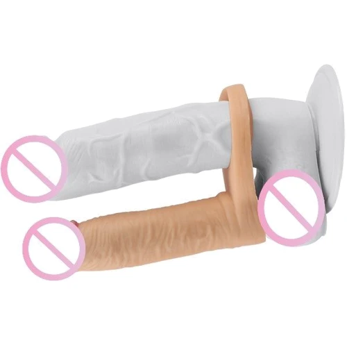 Насадка для двойного проникновения LoveToy The Ultra Soft Double Vibrating 5.8": Наличие вибрации Есть