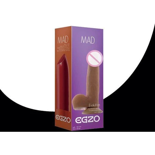 Фаллоимитатор на присоске Egzo G1390 16.5x4 см