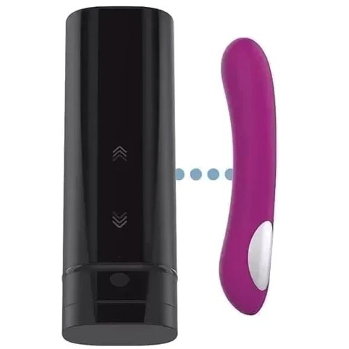Интерактивный набор мастурбатор + стимулятор точки G Kiiroo Onyx+ and Pearl 2 Couple Set Purple: Материал Пластик, Силикон