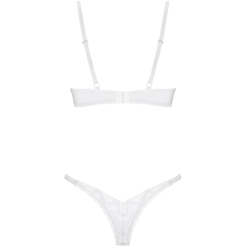 Комплект Obsessive Alissium 2-pcs set M/L: Узор Геометрический, Однотонный