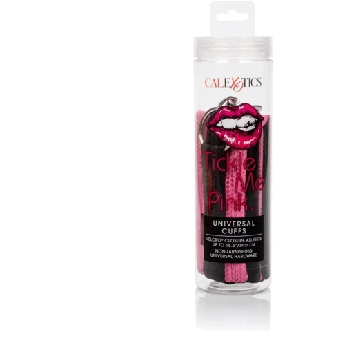CalExotics Tickle Me Pink Universal Cuffs - універсальні дизайнерські наручники фото 6