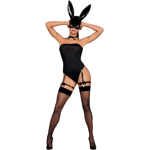 Костюм зайчика Obsessive Bunny black S/M