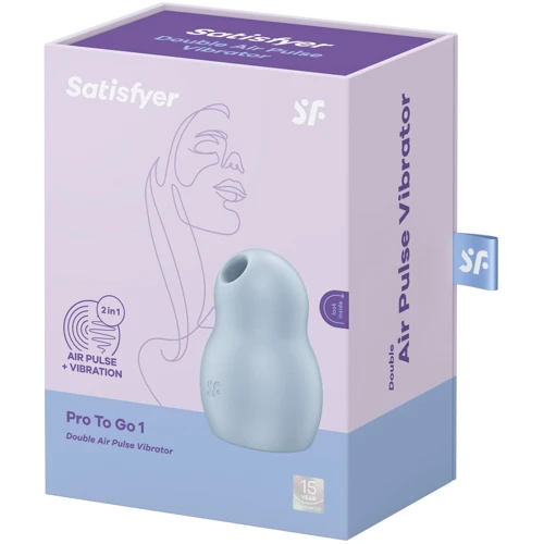 Вакуумный стимулятор Satisfyer Pro To Go 1 Blue фото 6