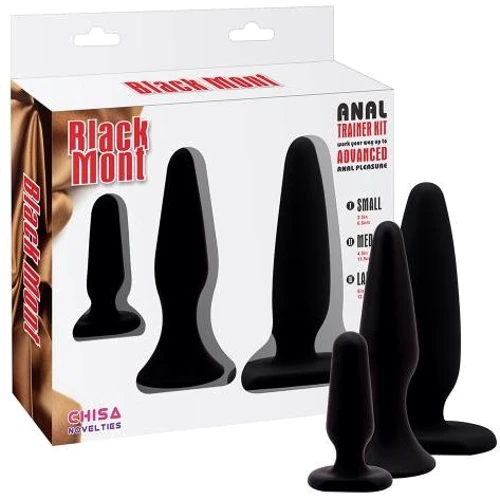 Набор анальных пробок CHISA Black Mont Anal Trainer Kit Black