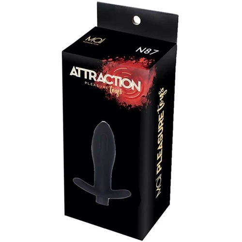 Анальная пробка с вибрацией MAI Attraction Toys №87 Black: Для кого Унисекс