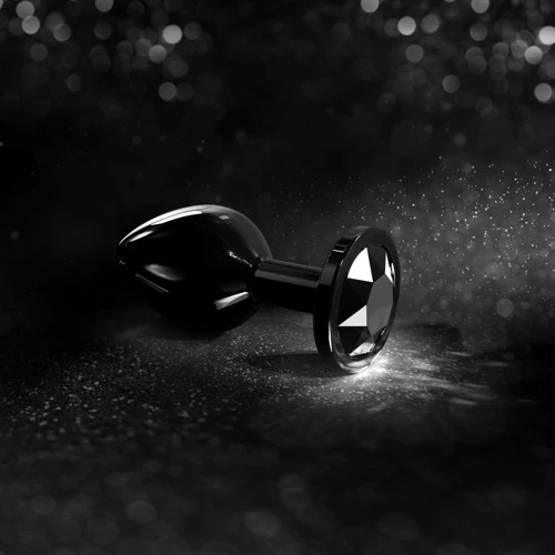 Металева анальна пробка із кристалом Dorcel - Diamond Plug Black S: Для кого Унисекс